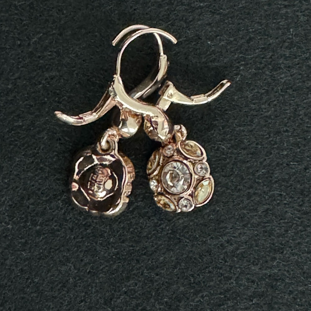 BrandNew Givenchy Gold-toned Crystal Element Drop Earings - Picture 5 of 6
